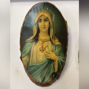 Vintage Mary and Jesus Portraits